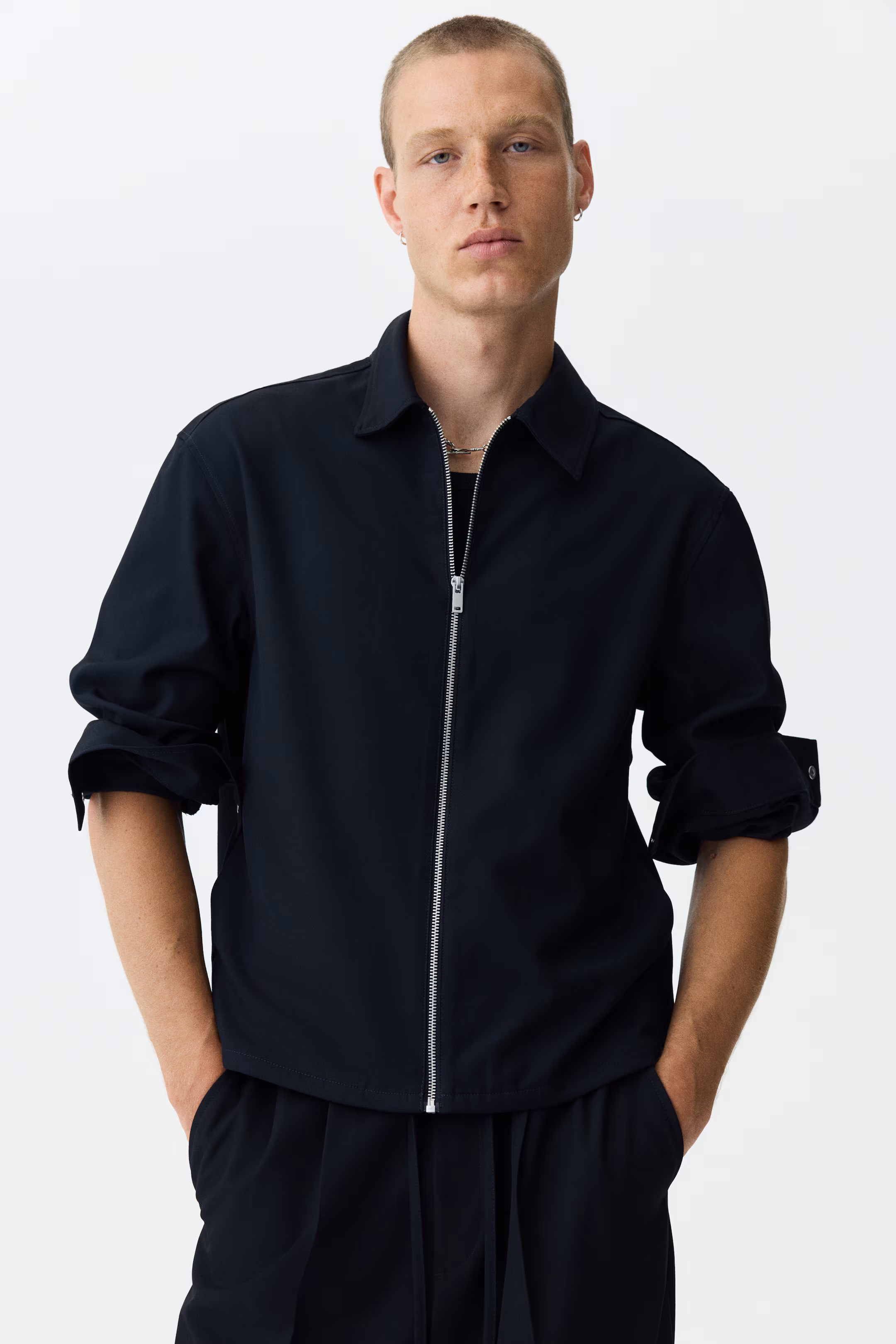 Twill overshirt